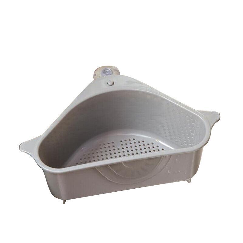Triangle Sink Drain Basket with Suction Cup | StorageOZ