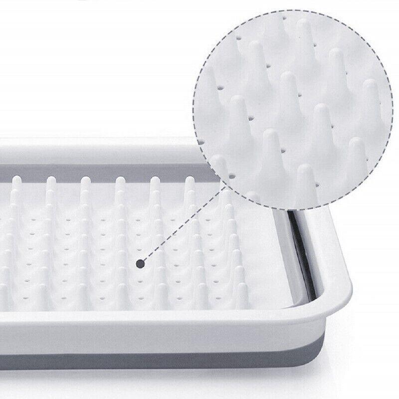 10L Collapsible Dish Drainer with Cutlery Cup | StorageOZ