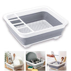 10L Collapsible Dish Drainer with Cutlery Cup | StorageOZ