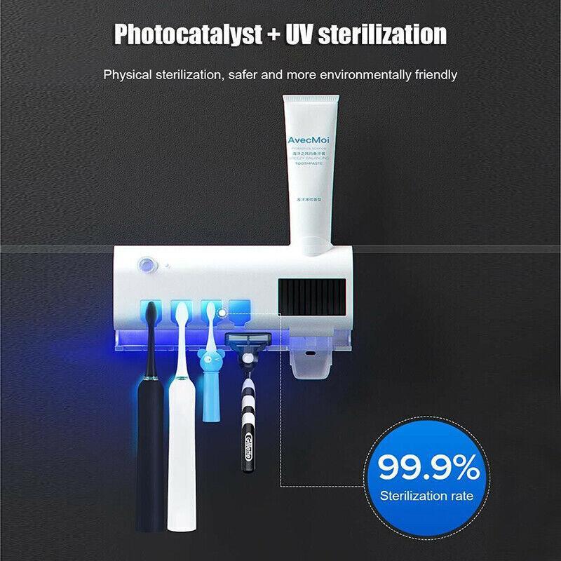 UV Steriliser Toothbrush Holder Two Colours | StorageOZ