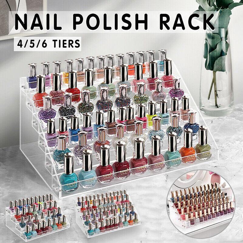 Acrylic Nail Polish Rack in Three Heights | StorageOZ