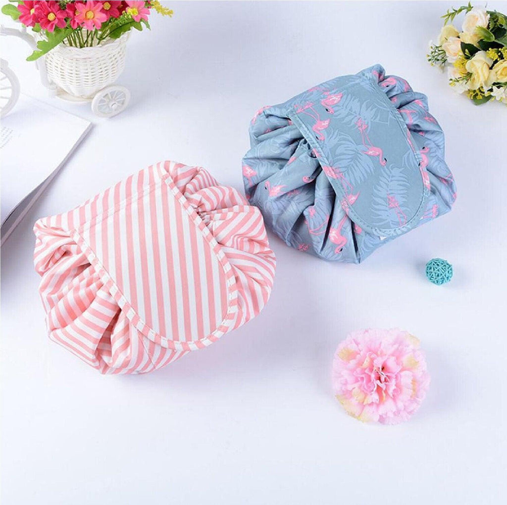 Drawstring Travel Makeup Bag with Prints | StorageOZ