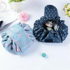 Drawstring Travel Makeup Bag with Prints | StorageOZ