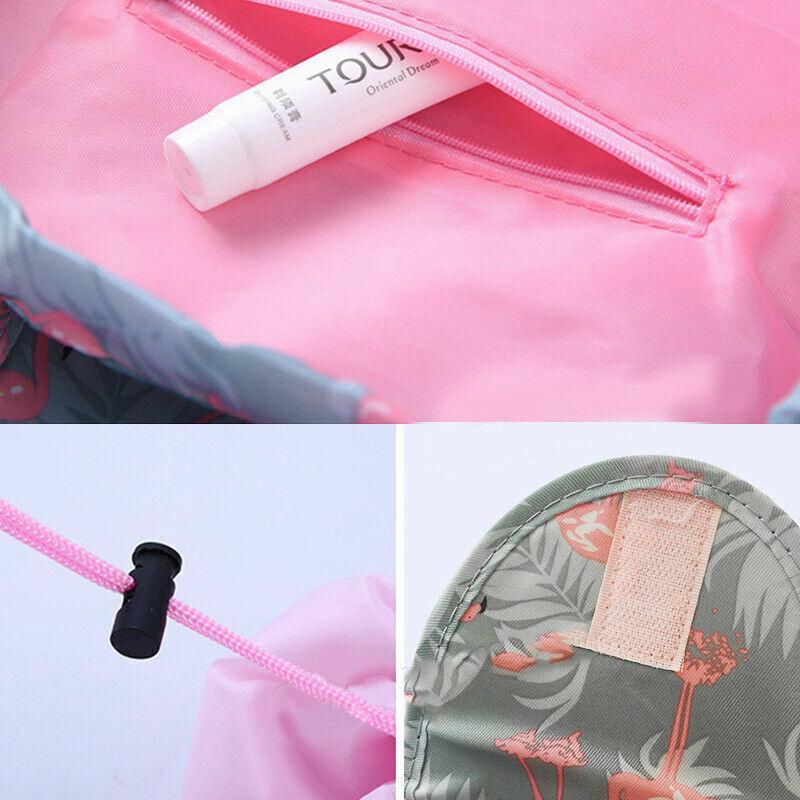 Drawstring Travel Makeup Bag with Prints | StorageOZ