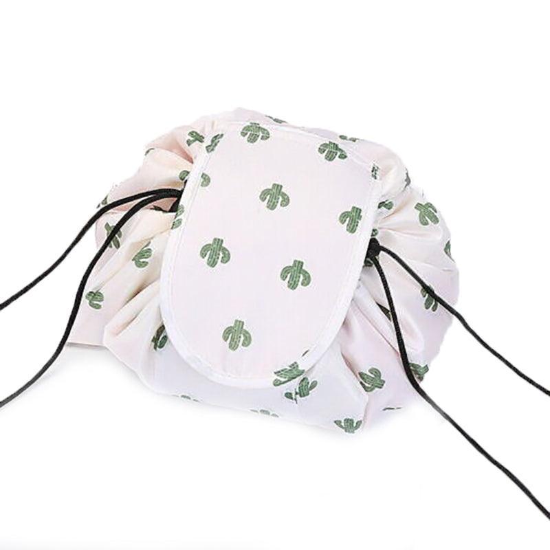 Drawstring Travel Makeup Bag with Prints | StorageOZ