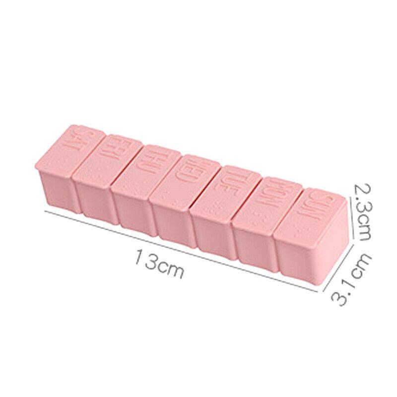 7 Day Portable Medicine Box Three Colours | StorageOZ