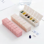 7 Day Portable Medicine Box Three Colours | StorageOZ