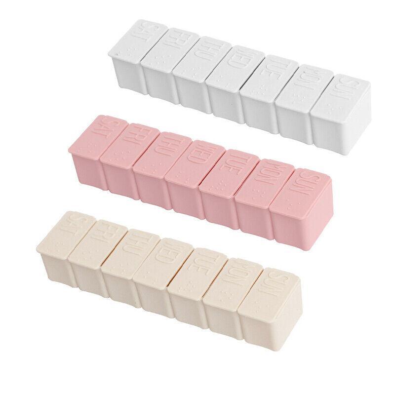 7 Day Portable Medicine Box Three Colours | StorageOZ