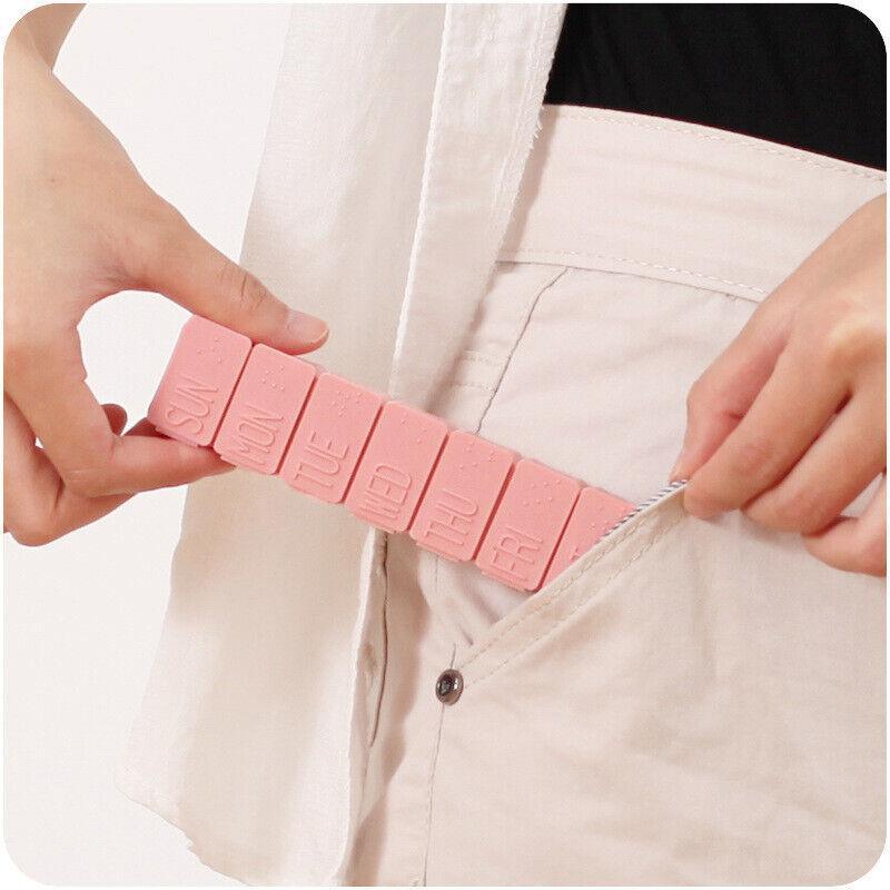 7 Day Portable Medicine Box Three Colours | StorageOZ