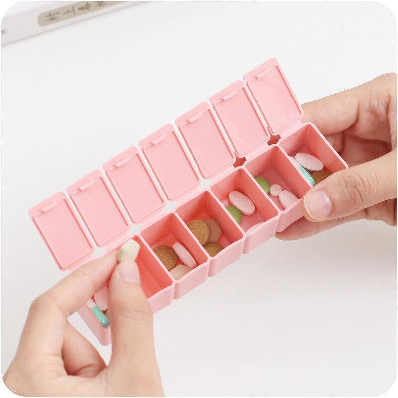7 Day Portable Medicine Box Three Colours | StorageOZ