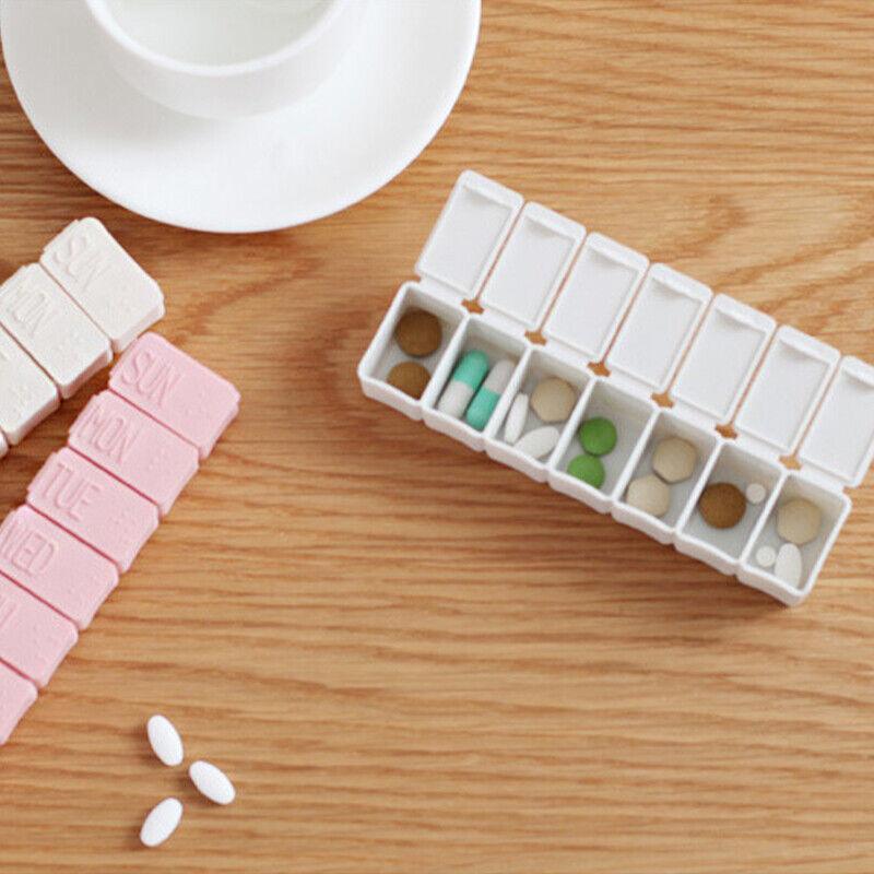 7 Day Portable Medicine Box Three Colours | StorageOZ