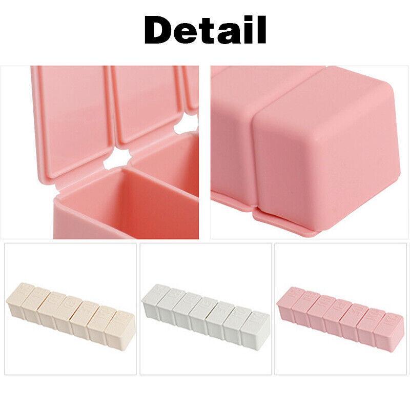 7 Day Portable Medicine Box Three Colours | StorageOZ
