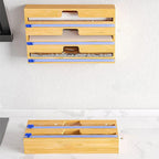 Bamboo Wrap Dispenser Box in Two Drawer Sizes | StorageOZ
