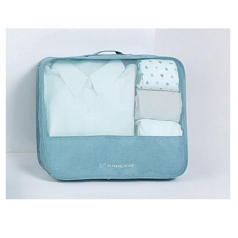 7 Pcs Travel Packing Cubes Luggage Organiser | StorageOZ