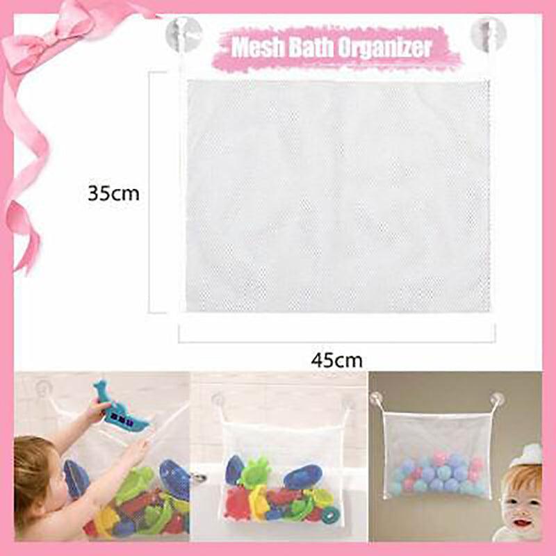 Mesh Bath Toy Storage Bag with Suction Cups | StorageOZ
