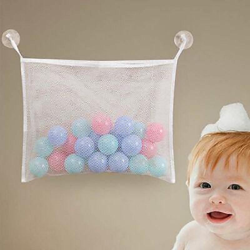 Mesh Bath Toy Storage Bag with Suction Cups | StorageOZ