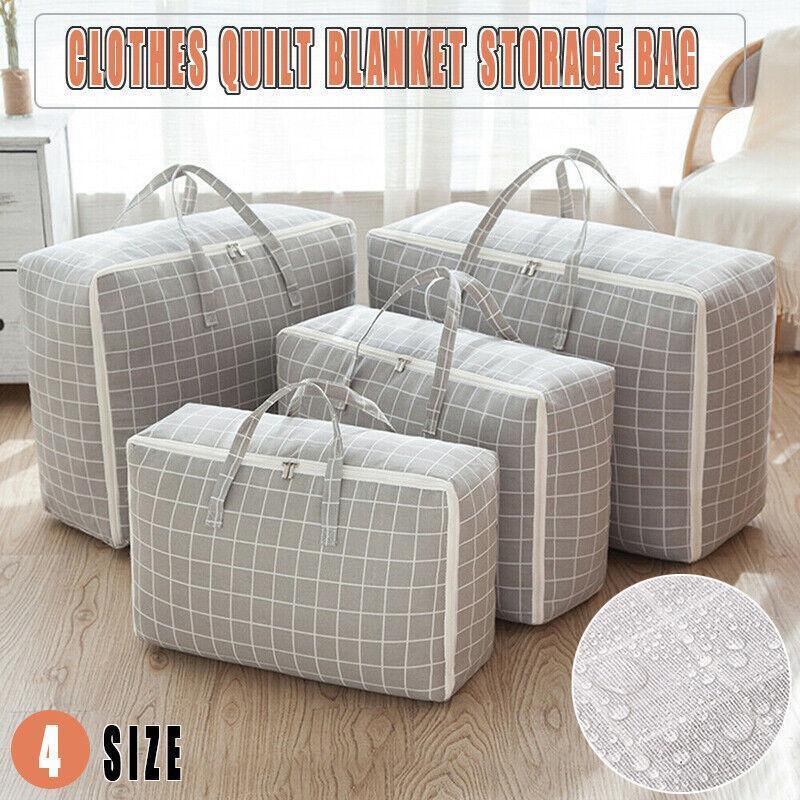 Cotton Linen Quilt Storage Bags Four Sizes | StorageOZ