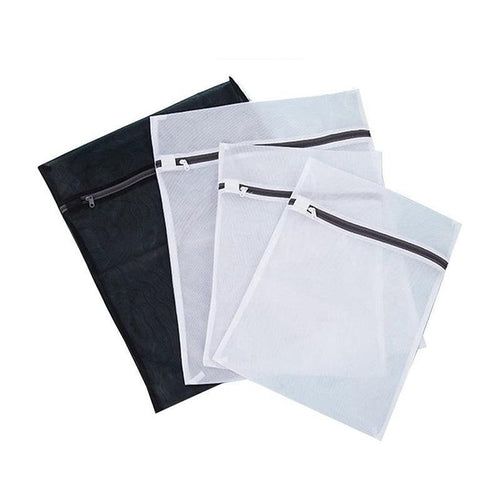 4 Pcs Mesh Travel Wash Bag Set with Hooks | StorageOZ