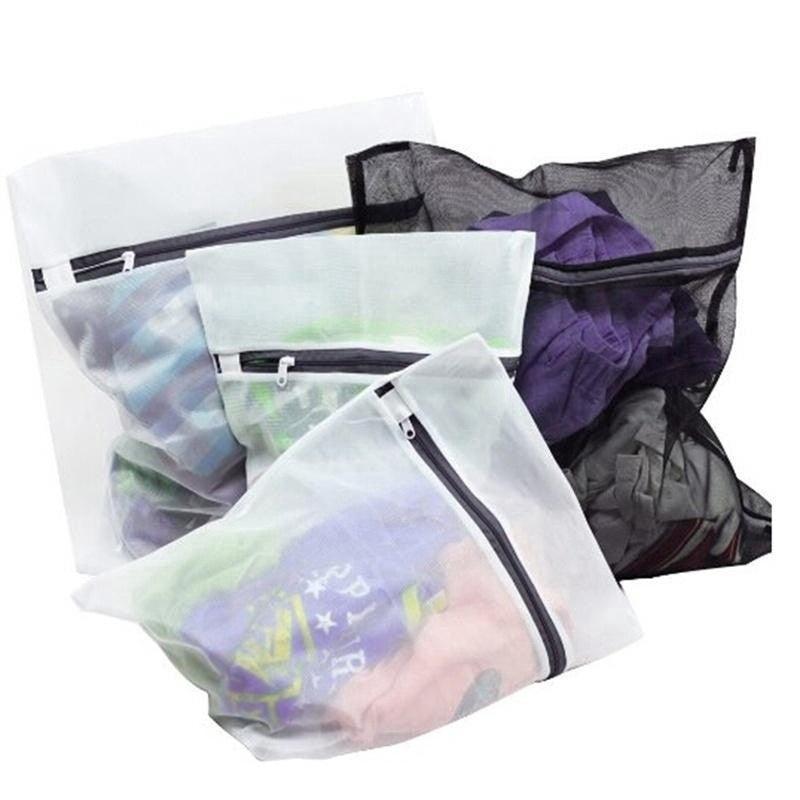 4 Pcs Mesh Travel Wash Bag Set with Hooks | StorageOZ