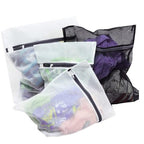 4 Pcs Mesh Travel Wash Bag Set with Hooks | StorageOZ