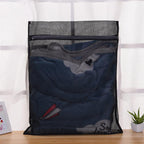 4 Pcs Mesh Travel Wash Bag Set with Hooks | StorageOZ