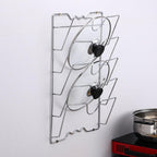 Kitchen Cupboard Pot Lid Rack for Five Lids | StorageOZ