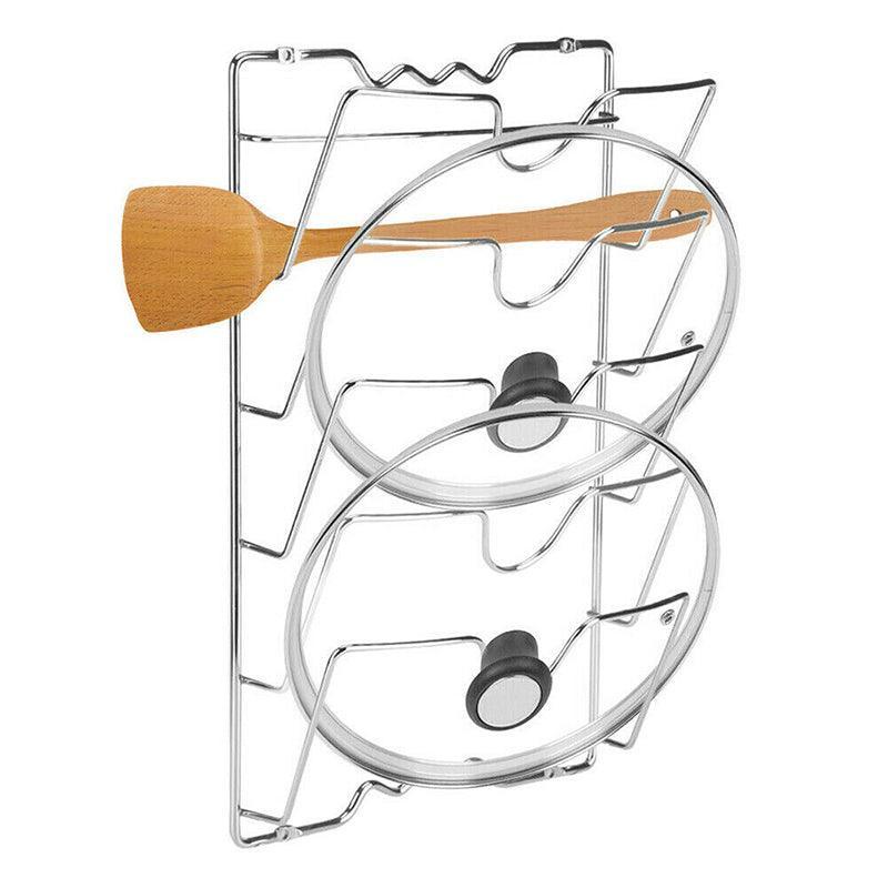 Kitchen Cupboard Pot Lid Rack for Five Lids | StorageOZ