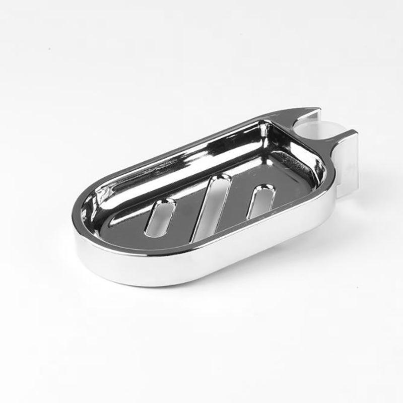 Silver Shower Hose Soap Dish Holder Rack | StorageOZ