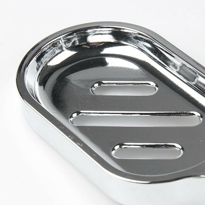 Silver Shower Hose Soap Dish Holder Rack | StorageOZ