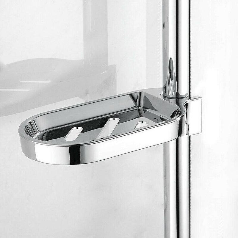Silver Shower Hose Soap Dish Holder Rack | StorageOZ