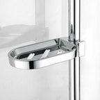 Silver Shower Hose Soap Dish Holder Rack | StorageOZ