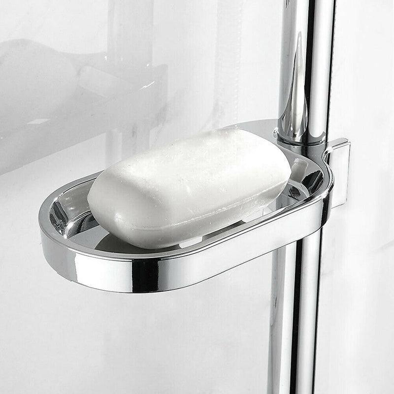 Silver Shower Hose Soap Dish Holder Rack | StorageOZ