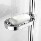 Silver Shower Hose Soap Dish Holder Rack | StorageOZ