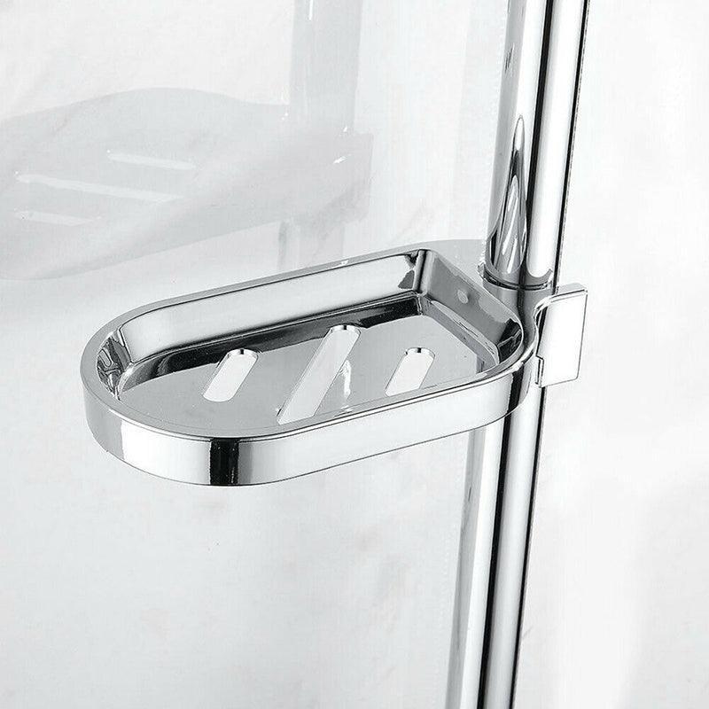 Silver Shower Hose Soap Dish Holder Rack | StorageOZ