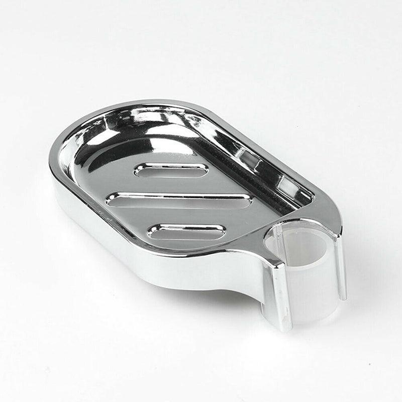 Silver Shower Hose Soap Dish Holder Rack | StorageOZ