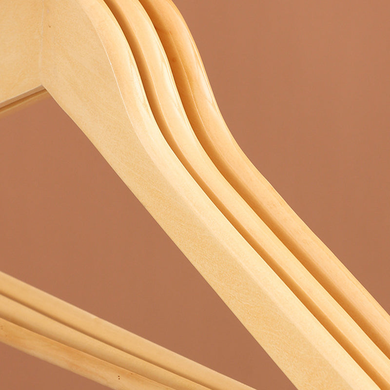 10 Pcs Wooden Clothes Hanger Closet Rail Set | StorageOZ