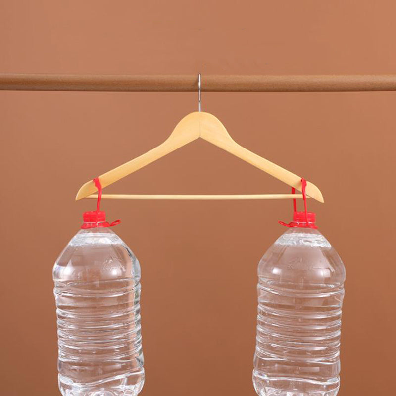 10 Pcs Wooden Clothes Hanger Closet Rail Set | StorageOZ