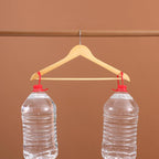 10 Pcs Wooden Clothes Hanger Closet Rail Set | StorageOZ