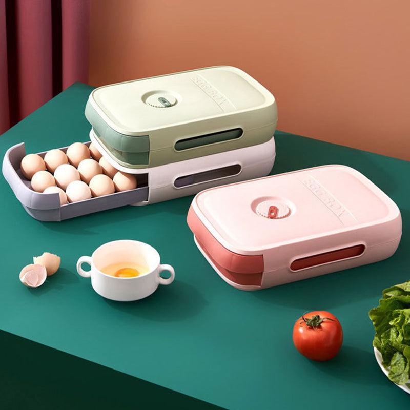 Stackable Drawer Egg Storage Box Organiser | StorageOZ