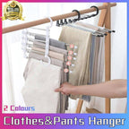5 Bar Steel Pants Hanger Rack Two Colours | StorageOZ