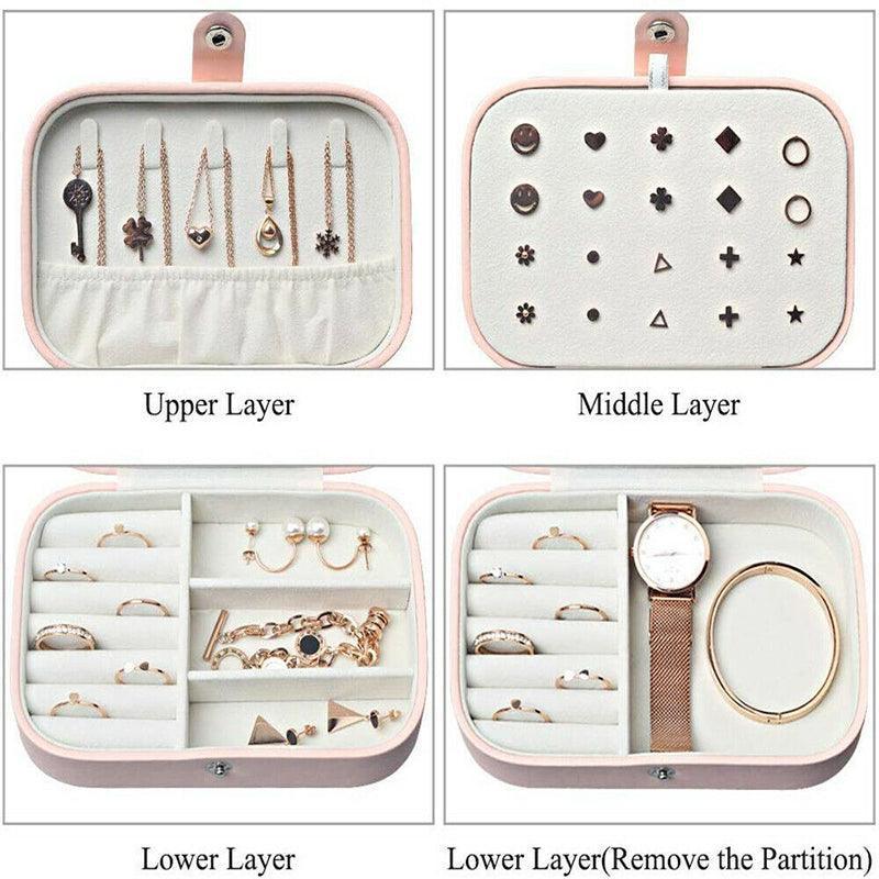 Portable Travel Jewellery Box Organiser Case | StorageOZ