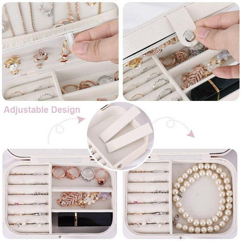 Portable Travel Jewellery Box Organiser Case | StorageOZ