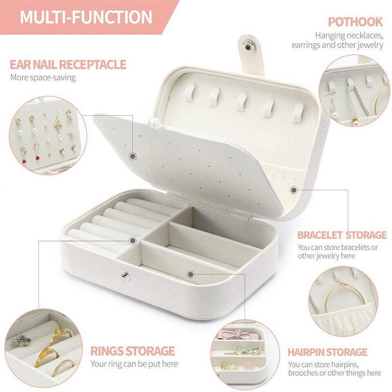 Portable Travel Jewellery Box Organiser Case | StorageOZ