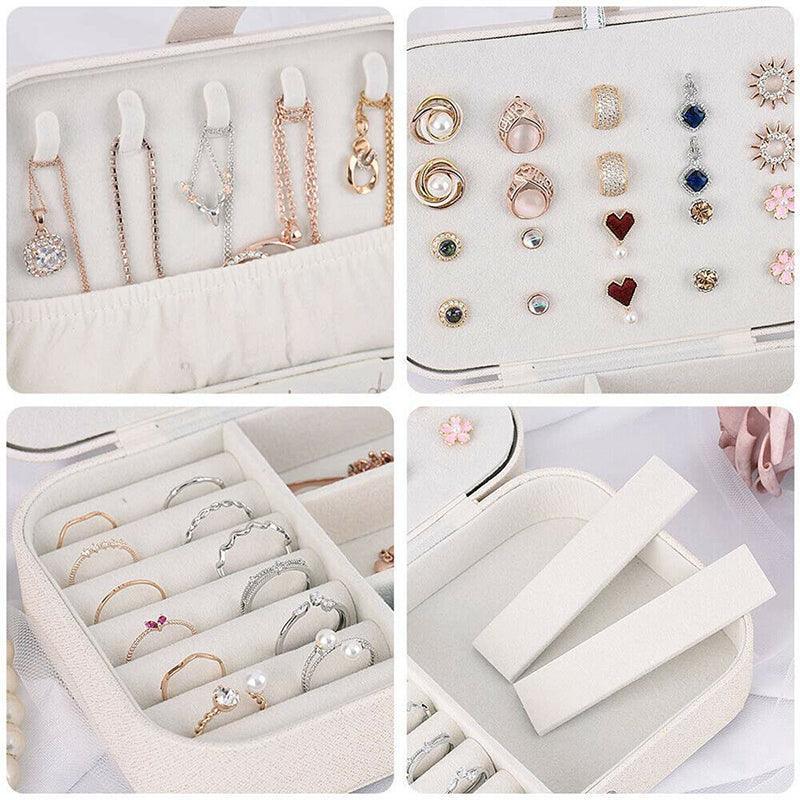 Portable Travel Jewellery Box Organiser Case | StorageOZ