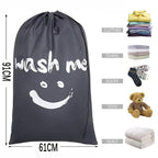Drawstring Travel Laundry Bag Two Colours | StorageOZ
