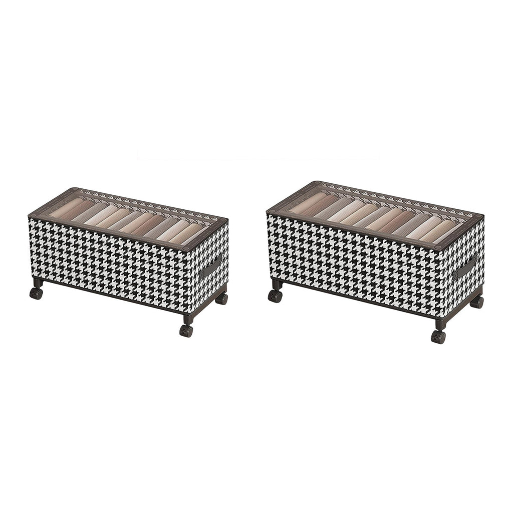 Wheeled Under Bed Storage Box Two Sizes Set | StorageOZ