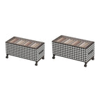 Wheeled Under Bed Storage Box Two Sizes Set | StorageOZ