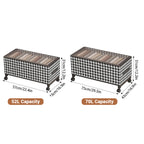 Wheeled Under Bed Storage Box Two Sizes Set | StorageOZ