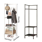 Corner Hat Coat Rack Two Colours Organiser | StorageOZ