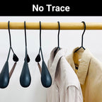 6 Pcs Iron Beech Wood Clothes Hangers Set | StorageOZ